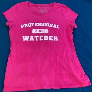 Womens Professional Binge Watcher shirt